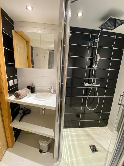 Androsace Appartement Dans Chalet Bois Avec Jacuzzi Privatif Terrasse Et Vue Montagne Les Villards-sur-Thones Luaran gambar